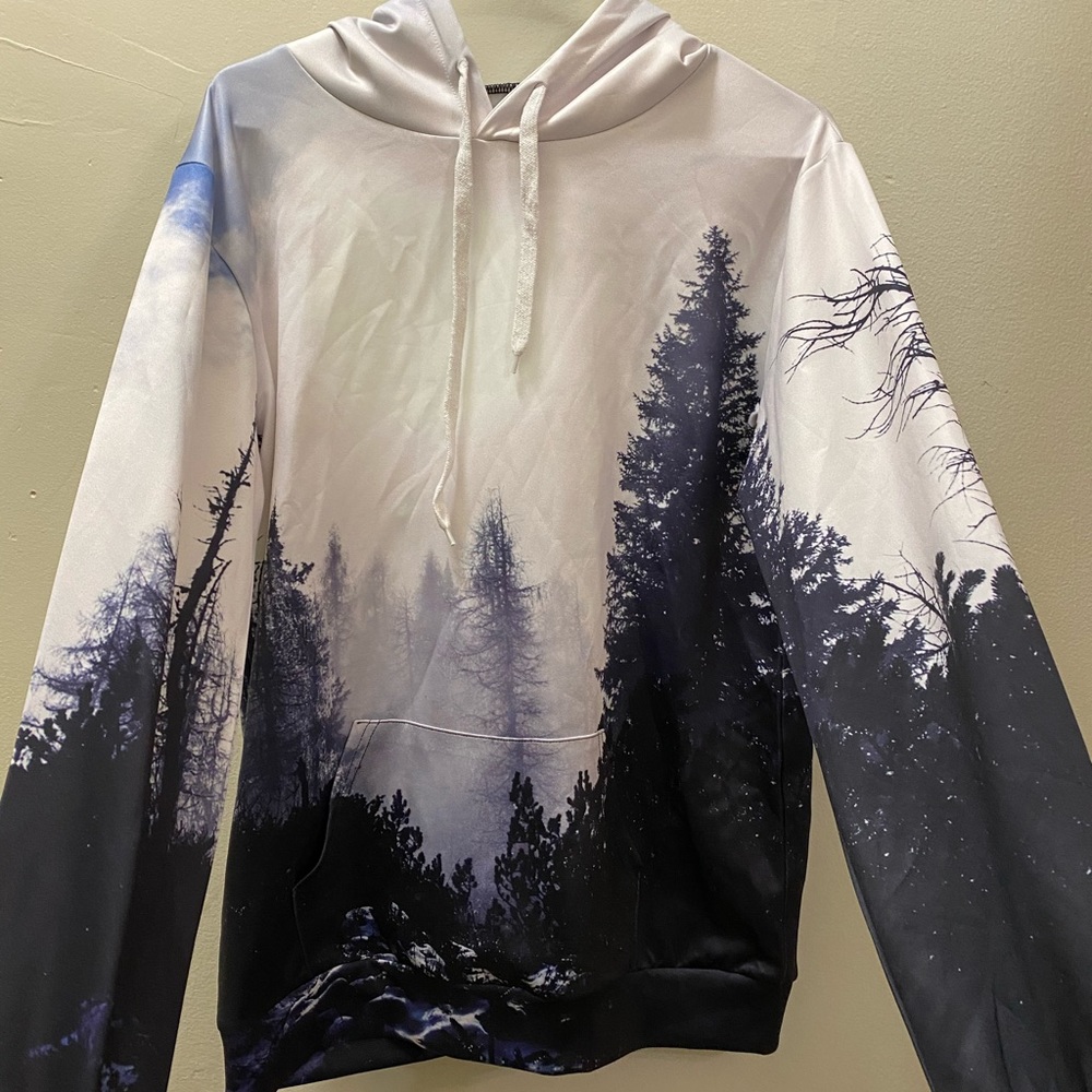 Tree Forest Photo Sweatshirt
